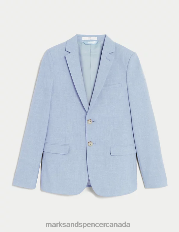 Kids Soft Blue Clothing Marks & Spencer Mini Me Suit Jacket 20VTD7953 - Marks and Spencer Canada locations