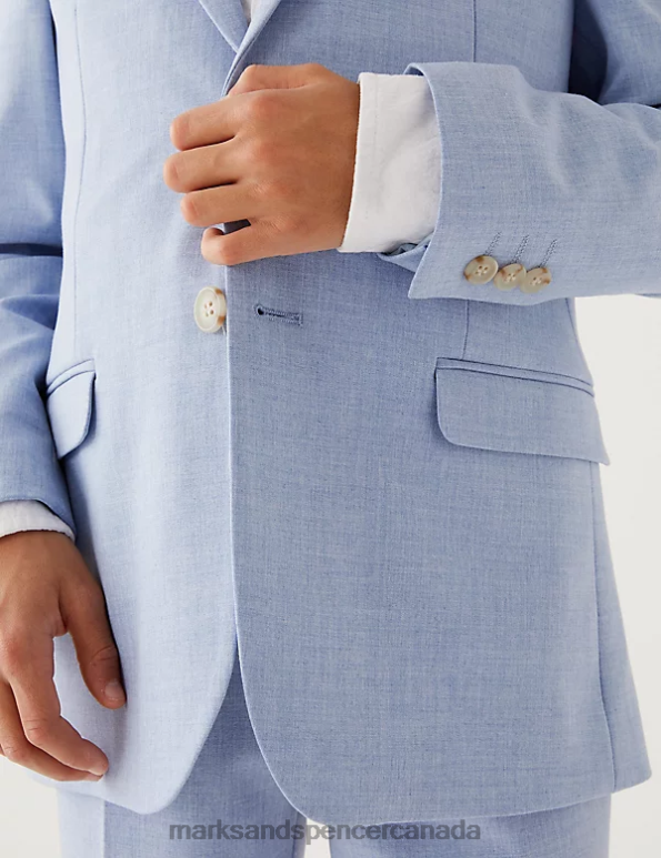 Kids Soft Blue Clothing Marks & Spencer Mini Me Suit Jacket 20VTD7953 - Marks and Spencer Canada locations