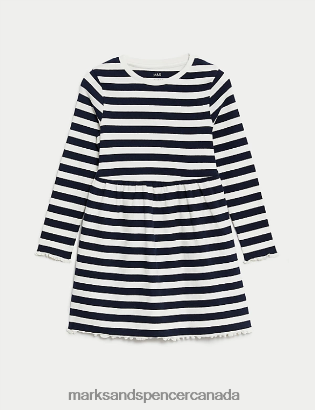 Marks and Spencer near me - Clothing 20VTD9297 Multi Kids Marks & Spencer Cotton Rich Striped Dress