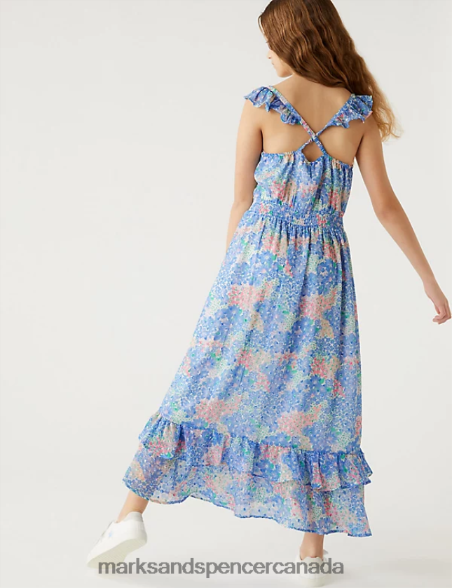 Clothing 20VTD9824 Multi Kids Marks & Spencer Floral Maxi Dress - Marks and Spencer online