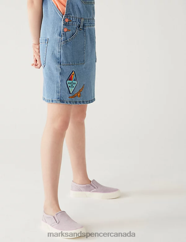 Kids Denim Clothing Marks & Spencer Harry Potter Pinafore 20VTD8974 - Marks and Spencer Canada locations