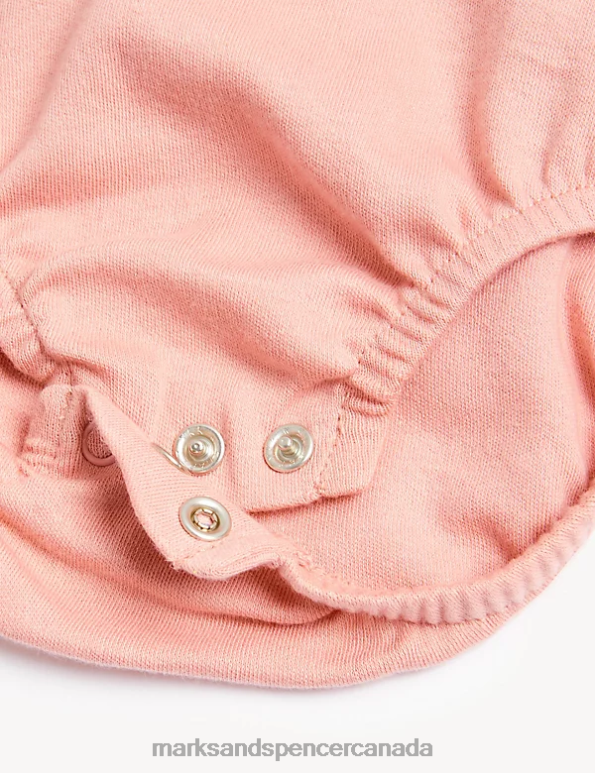 Kids Pink Mix Clothing Marks & Spencer 2pk Pure Cotton Peter Rabbit Bodysuits 20VTD7717 - Marks and Spencer Canada locations