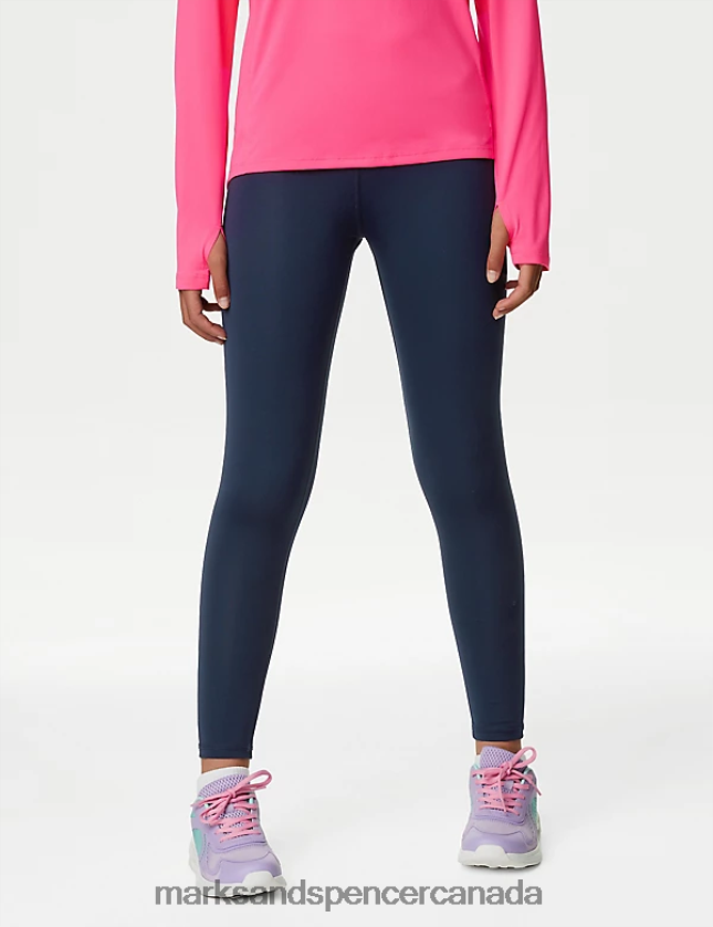 School Uniform 20VTD9861 Navy Kids Marks & Spencer Sports Leggings - Marks and Spencer online