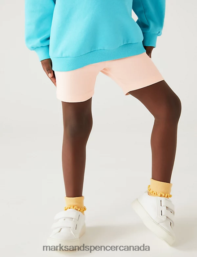Marks and Spencer near me - Clothing 20VTD9228 Peach Kids Marks & Spencer Cotton Rich Cycling Shorts