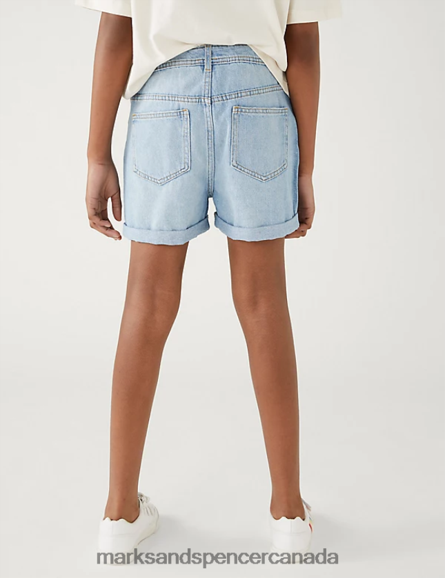 Marks and Spencer Canada - Clothing 20VTD9782 Denim Kids Marks & Spencer Mom Shorts