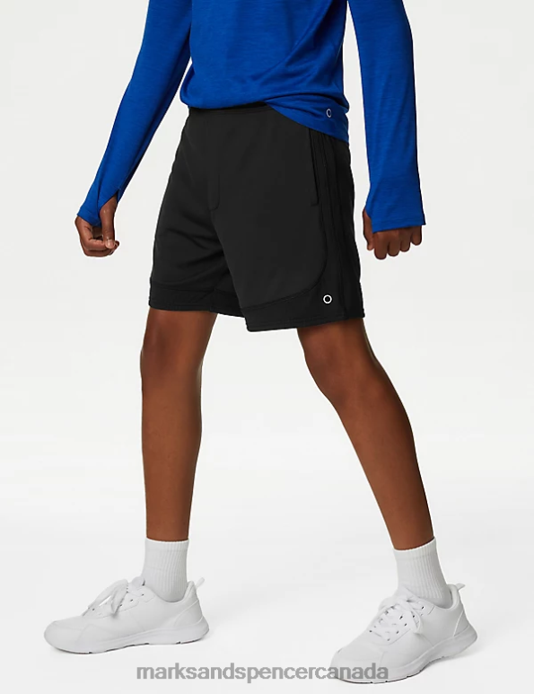 Kids Black Clothing Marks & Spencer Sports Shorts 20VTD8820 - Marks and Spencer Canada locations