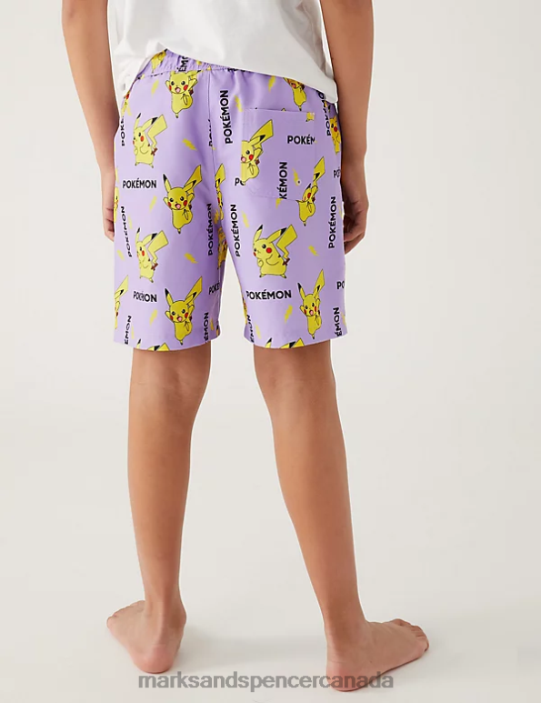 Kids Black Mix Clothing Marks & Spencer Pokemon Swim Shorts 20VTD8564 - Marks and Spencer outlet