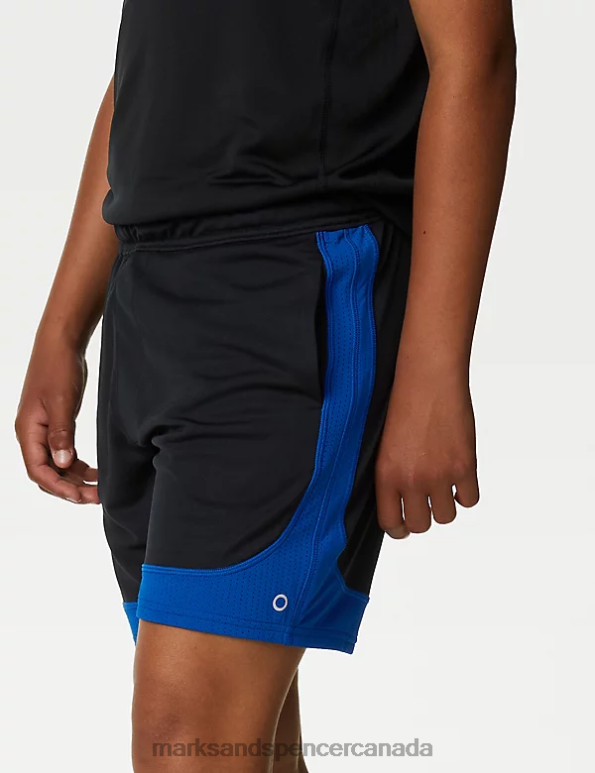 Kids Black Mix Clothing Marks & Spencer Sports Shorts 20VTD8549 - Marks and Spencer Canada locations
