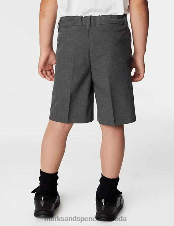 Marks and Spencer near me - Kids Grey Clothing Marks & Spencer 2pk Regular Leg School Shorts 20VTD8064