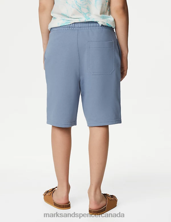 Marks and Spencer near me - Kids Medium Blue Clothing Marks & Spencer Cotton Rich Shorts 20VTD8868