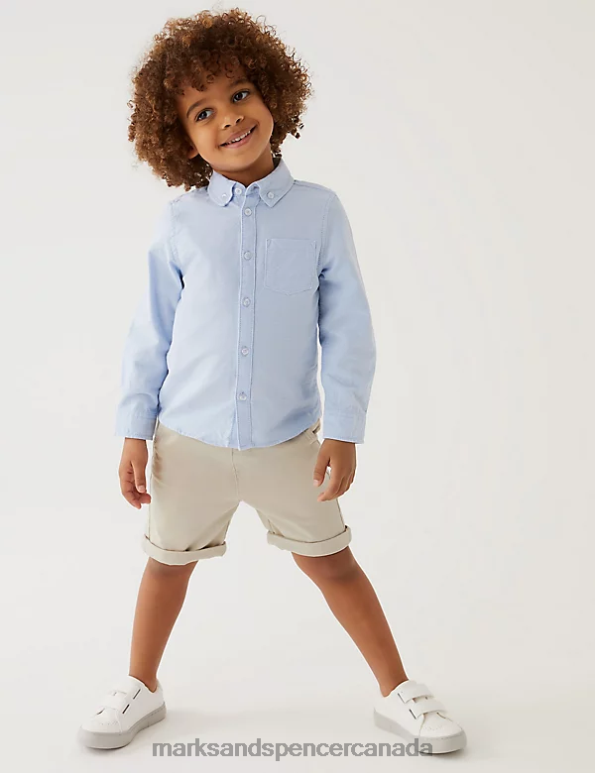 Marks and Spencer sale - Kids Natural Clothing Marks & Spencer Cotton Rich Chino Shorts 20VTD8745