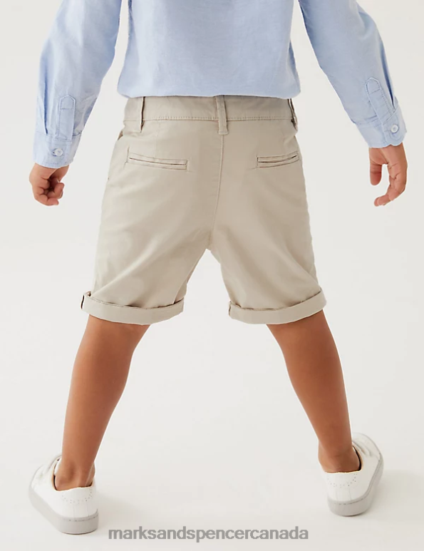 Marks and Spencer sale - Kids Natural Clothing Marks & Spencer Cotton Rich Chino Shorts 20VTD8745