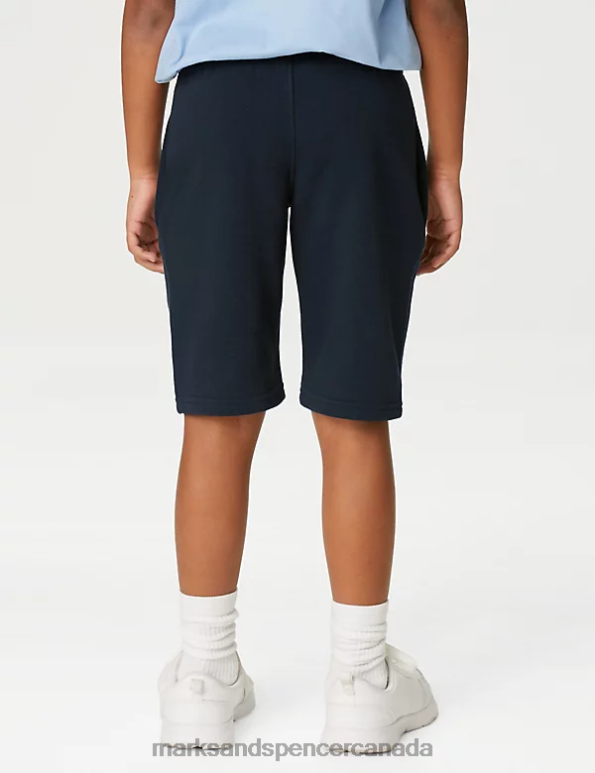 Kids Navy Clothing Marks & Spencer 2pk Sport School Shorts 20VTD8242 - Marks and Spencer Canada locations