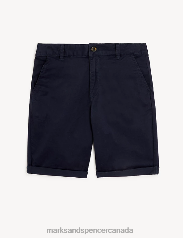 Marks and Spencer near me - Kids Navy Clothing Marks & Spencer Cotton Rich Chino Shorts 20VTD8897