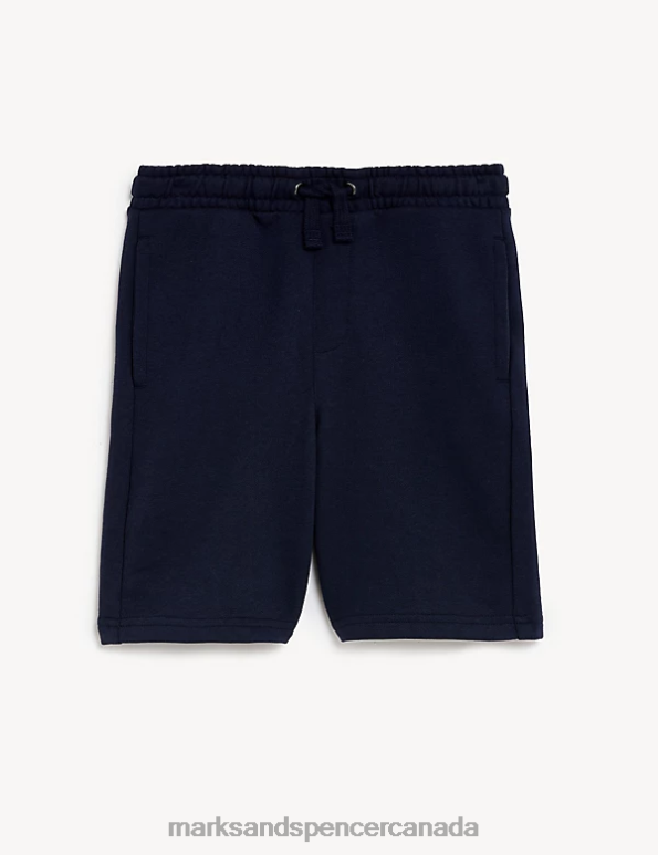Marks and Spencer Canada - Kids Navy Clothing Marks & Spencer Cotton Rich Shorts 20VTD8867