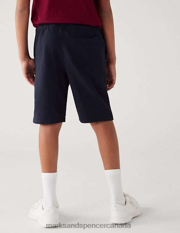 Marks and Spencer Canada - Kids Navy Clothing Marks & Spencer Cotton Rich Shorts 20VTD8867