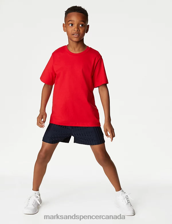 Kids Navy Clothing Marks & Spencer Sports School Shorts 20VTD8355 - Marks and Spencer online