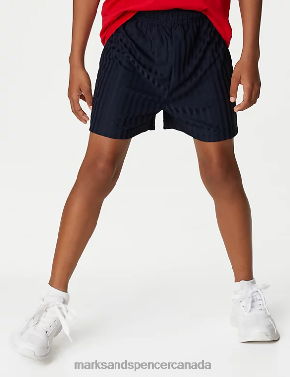 Kids Navy Clothing Marks & Spencer Sports School Shorts 20VTD8355 - Marks and Spencer online
