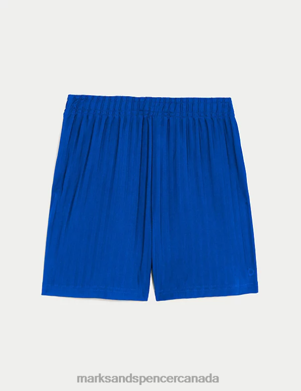 Kids Royal Blue Clothing Marks & Spencer Sports School Shorts 20VTD8356 - Marks and Spencer Canada locations