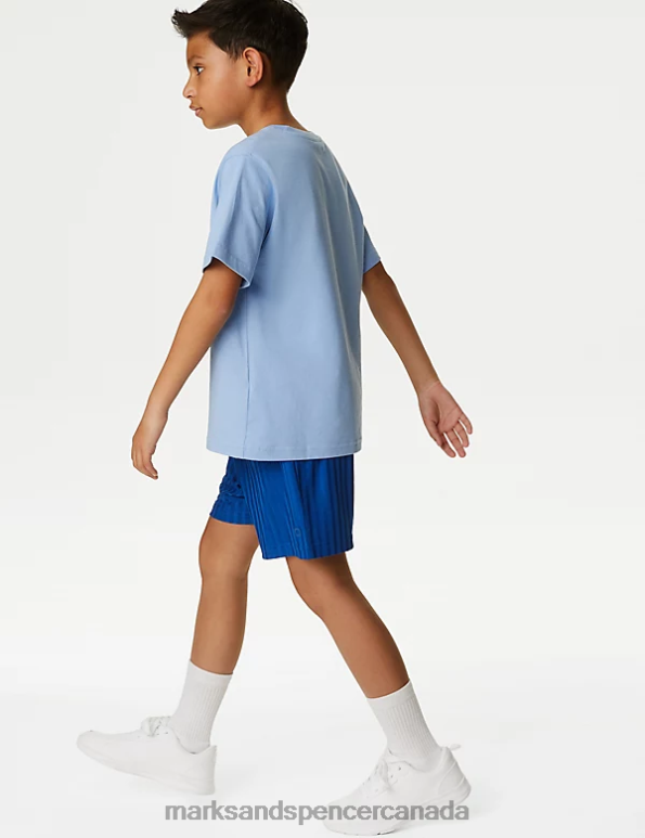Kids Royal Blue Clothing Marks & Spencer Sports School Shorts 20VTD8356 - Marks and Spencer Canada locations
