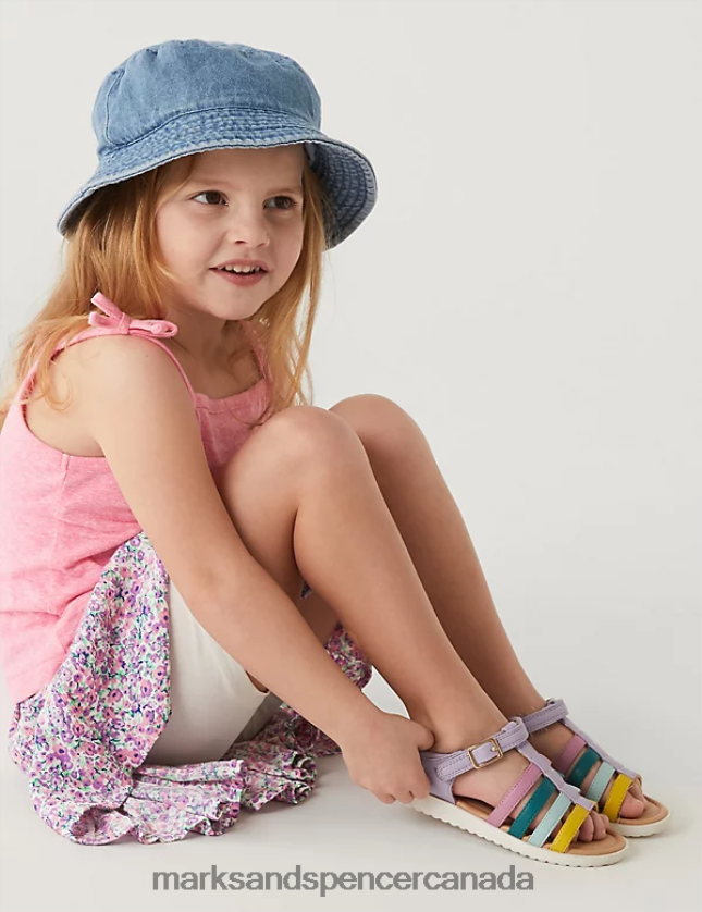 Clothing 20VTD9802 Multi Kids Marks & Spencer Floral Tiered Skort - Marks and Spencer Canada locations