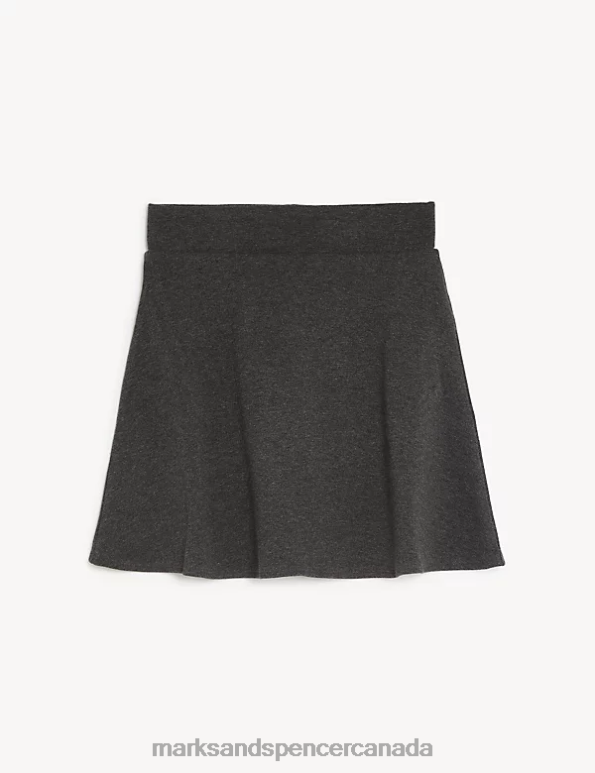 Kids Grey Clothing Marks & Spencer Jersey School Skort 20VTD8835 - Marks and Spencer online