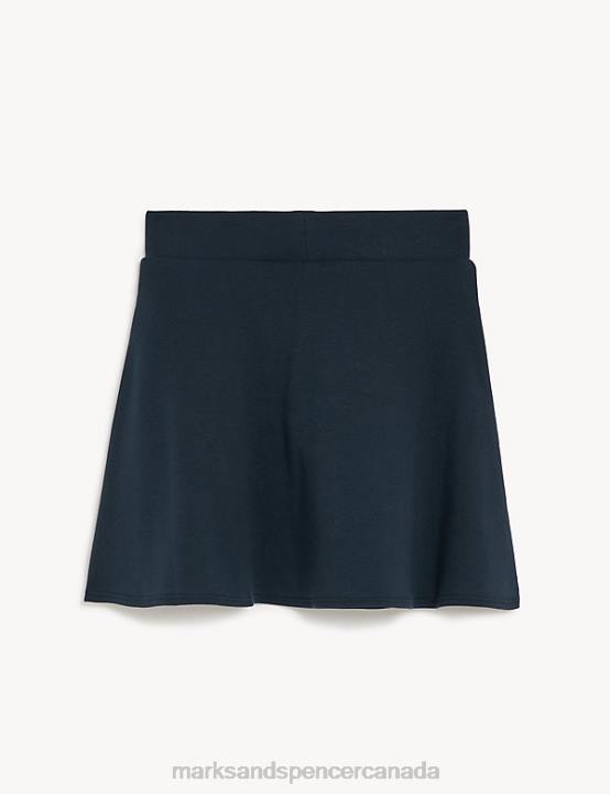 Marks & Spencer Kids Jersey School Skort Clothing Navy 20VTD9100 - Marks and Spencer Canada locations