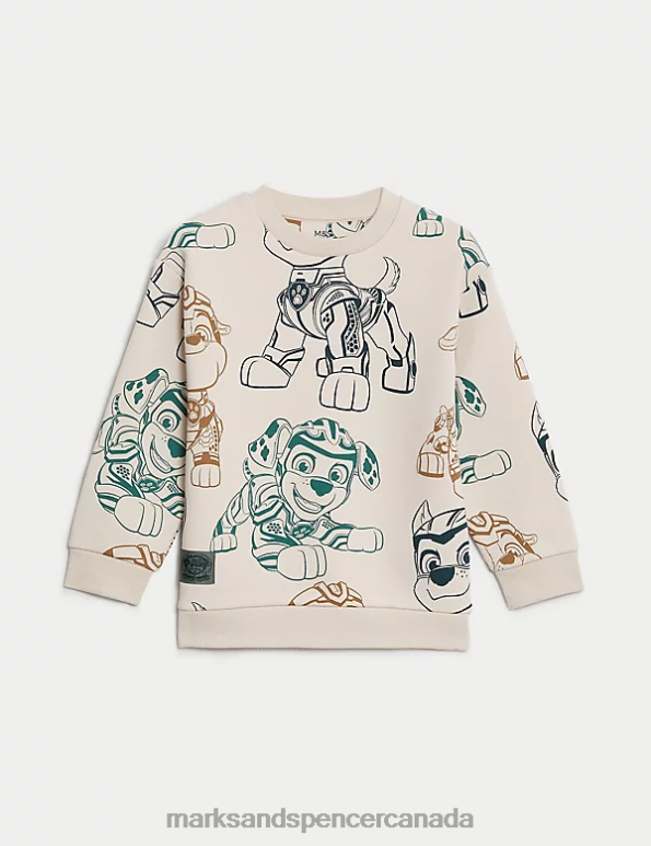Kids Calico Clothing Marks & Spencer Cotton Rich PAW Patrol Sweatshirt 20VTD8672 - Marks and Spencer online
