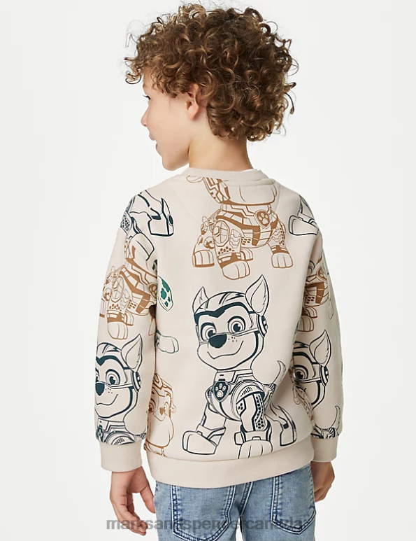 Kids Calico Clothing Marks & Spencer Cotton Rich PAW Patrol Sweatshirt 20VTD8672 - Marks and Spencer online