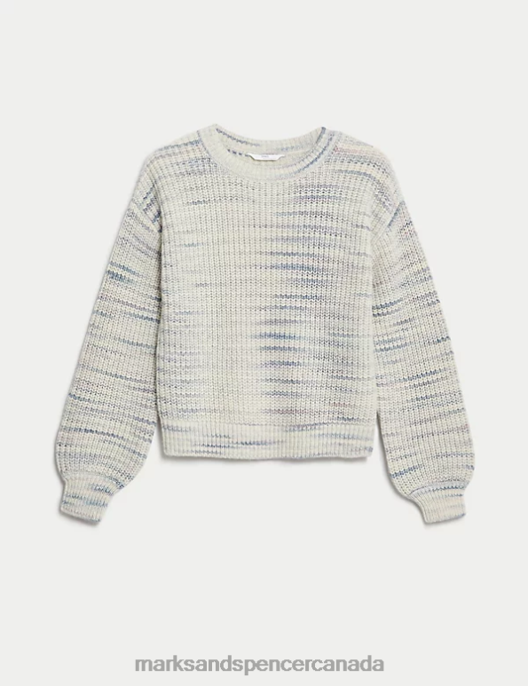 Marks and Spencer sale - Kids Multi Clothing Marks & Spencer Cotton Rich Patterned Jumper 20VTD8837