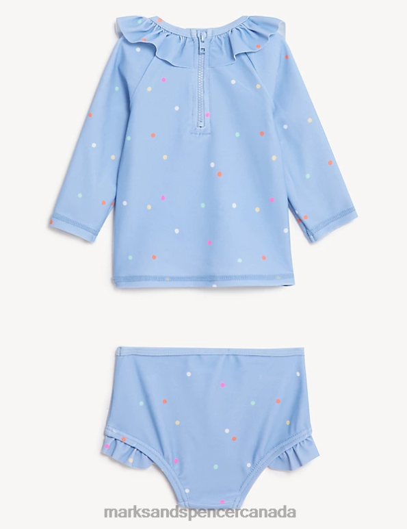 Marks and Spencer near me - Kids Blue Mix Clothing Marks & Spencer 2pc Seahorse Swim Set 20VTD7706