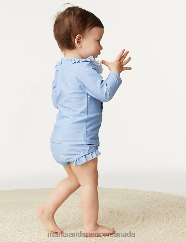 Marks and Spencer near me - Kids Blue Mix Clothing Marks & Spencer 2pc Seahorse Swim Set 20VTD7706