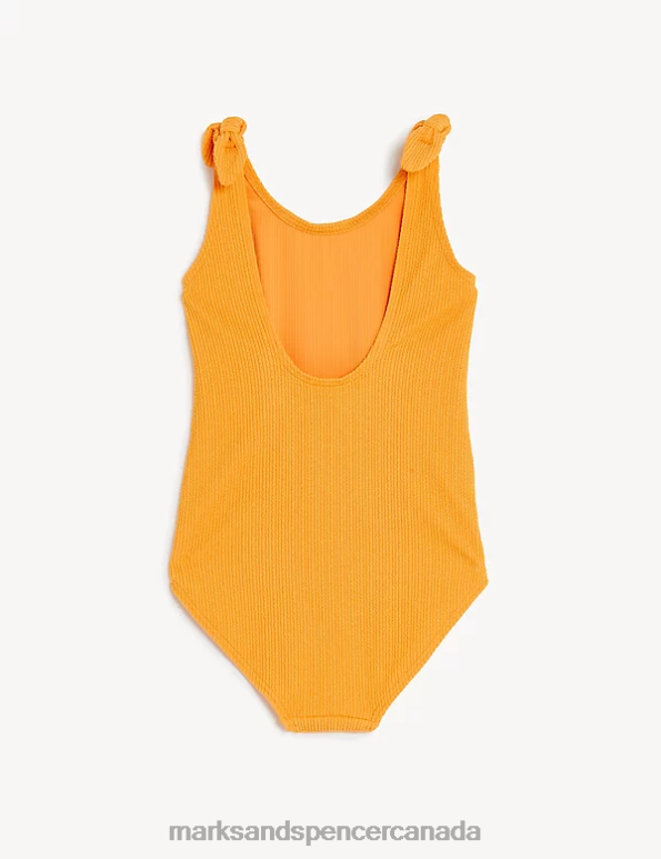 Marks and Spencer near me - Kids Orange Clothing Marks & Spencer Mini Me Crinkle Swimsuit 20VTD7923