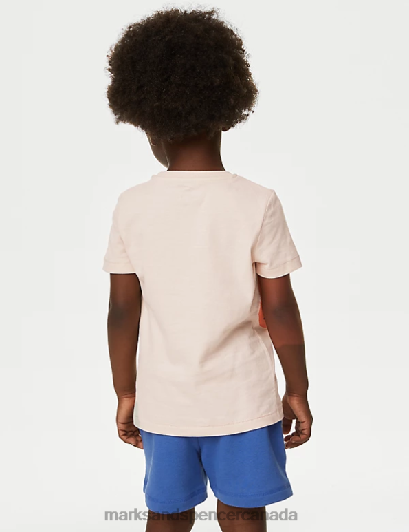 Marks and Spencer near me - Kids Calico Mix Clothing Marks & Spencer Pure Cotton Animal T-Shirt 20VTD7867