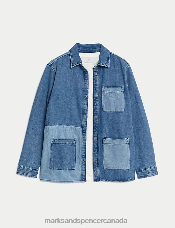 Marks and Spencer sale - Kids Denim Clothing Marks & Spencer 2pc Shirt & T-Shirt Set 20VTD7969