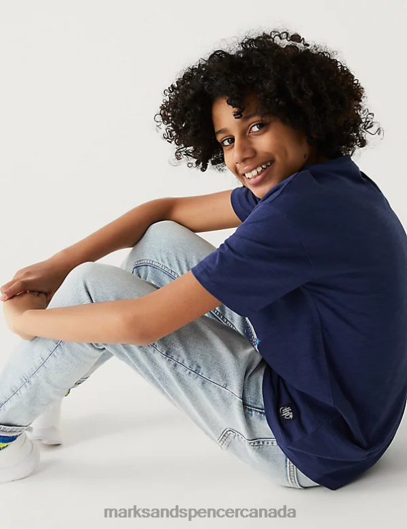 Kids Indigo Clothing Marks & Spencer Pure Cotton Harry Potter Dark Arts T-Shirt 20VTD8099 - Marks and Spencer Canada locations