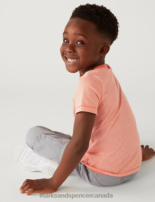 Marks and Spencer sale - Kids Multi Clothing Marks & Spencer 3pk Pure Cotton Star T-Shirts 20VTD8130