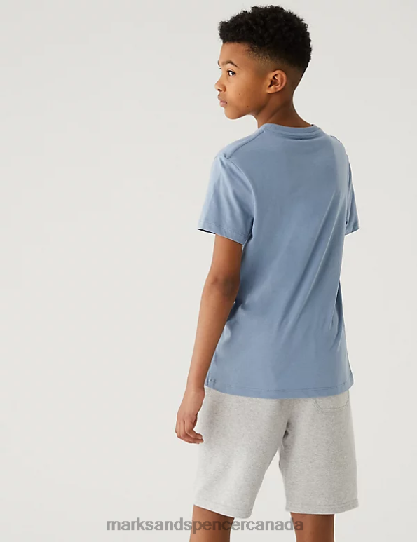 Kids Multi Clothing Marks & Spencer 3pk Pure Cotton T-Shirts 20VTD8478 - Marks and Spencer online