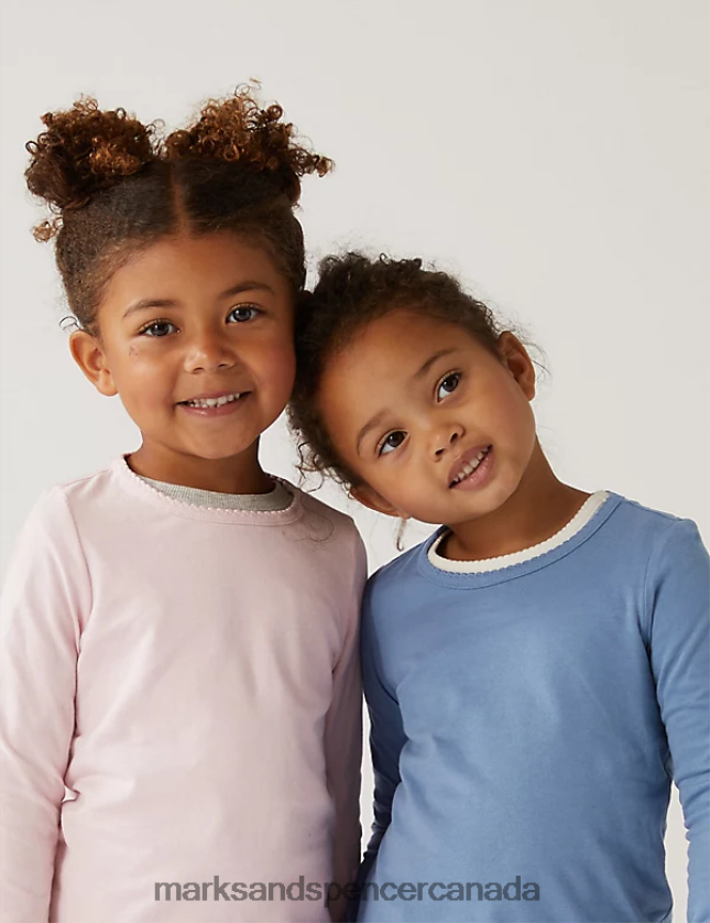 Marks and Spencer near me - Clothing 20VTD9853 Multi Kids Marks & Spencer 7pk Pure Cotton Tops