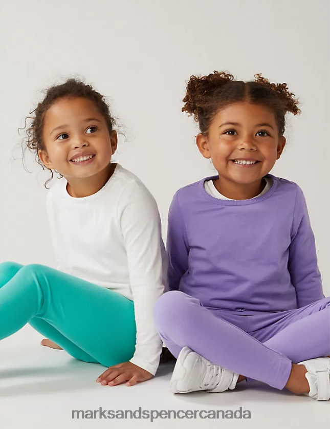 Marks and Spencer near me - Clothing 20VTD9853 Multi Kids Marks & Spencer 7pk Pure Cotton Tops