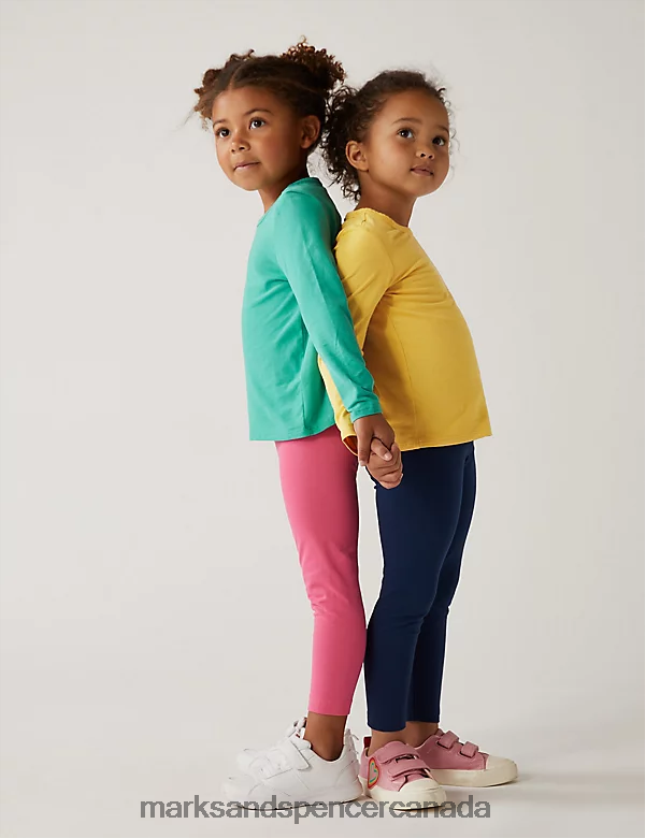 Marks and Spencer near me - Clothing 20VTD9853 Multi Kids Marks & Spencer 7pk Pure Cotton Tops