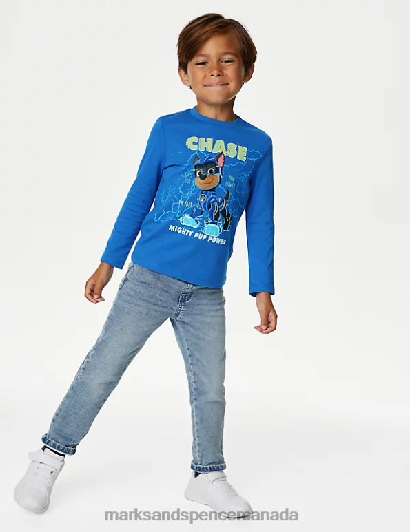 Marks and Spencer near me - Kids Blue Clothing Marks & Spencer Pure Cotton Paw Patrol Top 20VTD8255