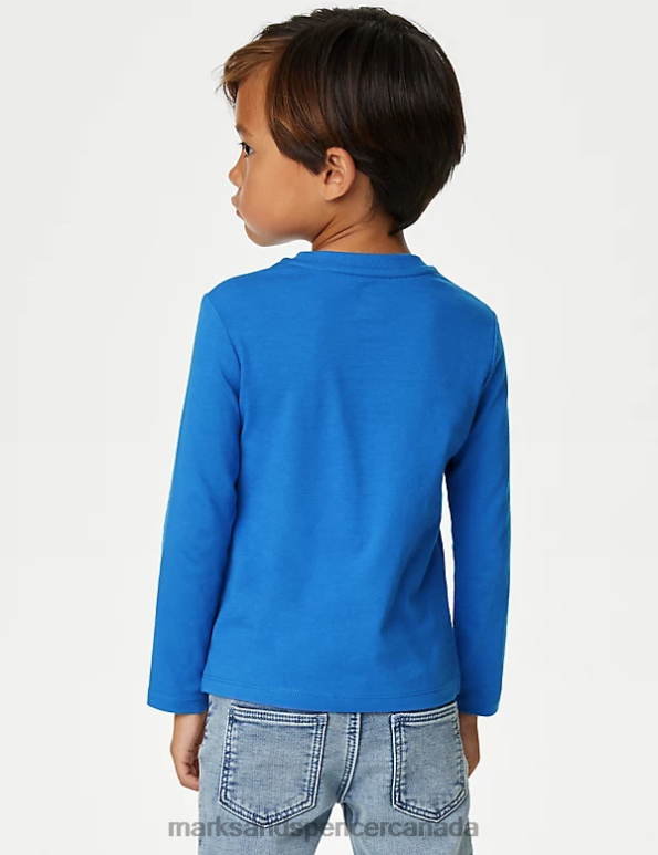 Marks and Spencer near me - Kids Blue Clothing Marks & Spencer Pure Cotton Paw Patrol Top 20VTD8255