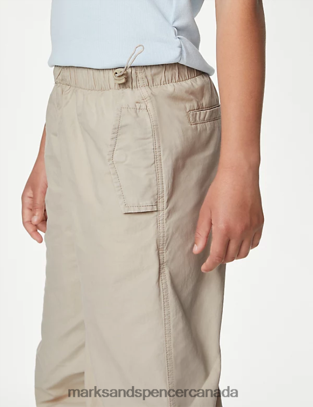 Marks and Spencer sale - Clothing 20VTD9202 Neutral Kids Marks & Spencer Pure Cotton Parachute Trousers