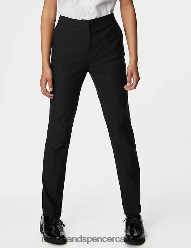 Clothing 20VTD9240 Black Kids Marks & Spencer Super Skinny Extra Stretch SchoolTrousers - Marks and Spencer outlet
