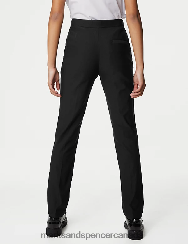 Clothing 20VTD9240 Black Kids Marks & Spencer Super Skinny Extra Stretch SchoolTrousers - Marks and Spencer outlet