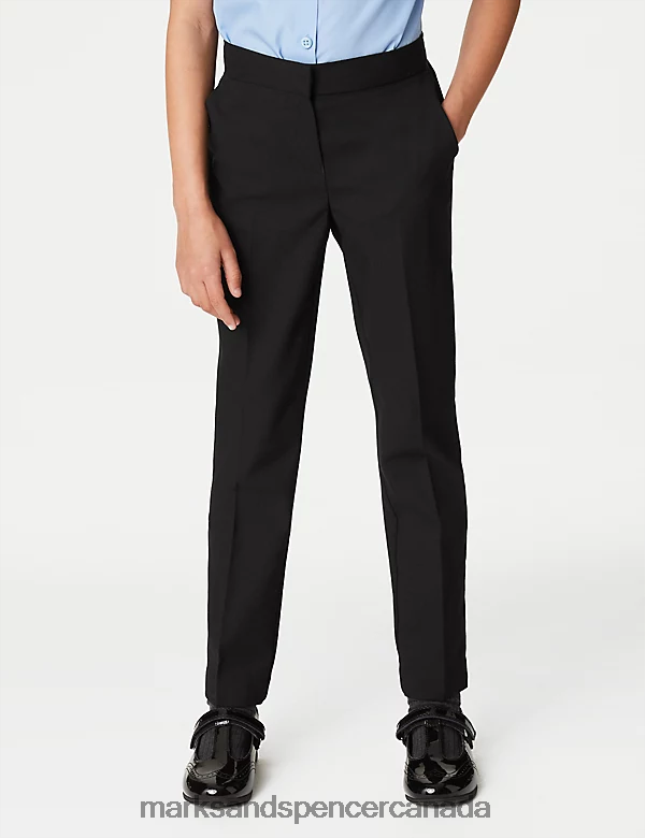 Clothing 20VTD9417 Black Kids Marks & Spencer Skinny Leg School Trousers - Marks and Spencer Canada locations