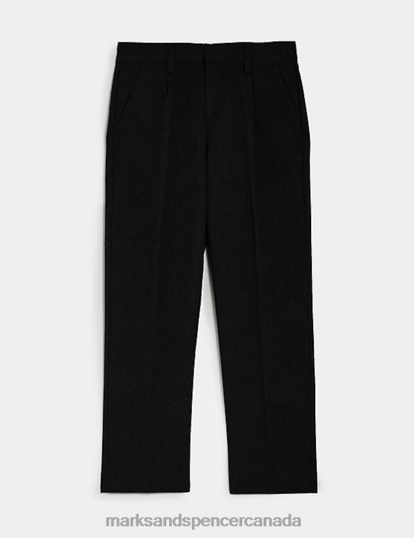 Marks and Spencer Canada - Kids Black Clothing Marks & Spencer Regular Leg School Trousers 20VTD8793