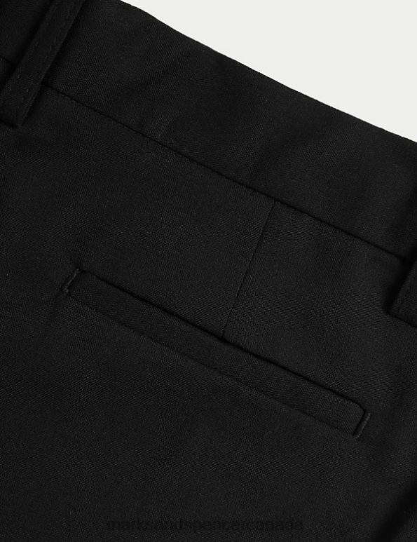 Marks and Spencer Canada - Kids Black Clothing Marks & Spencer Skinny Leg School Trousers 20VTD8298