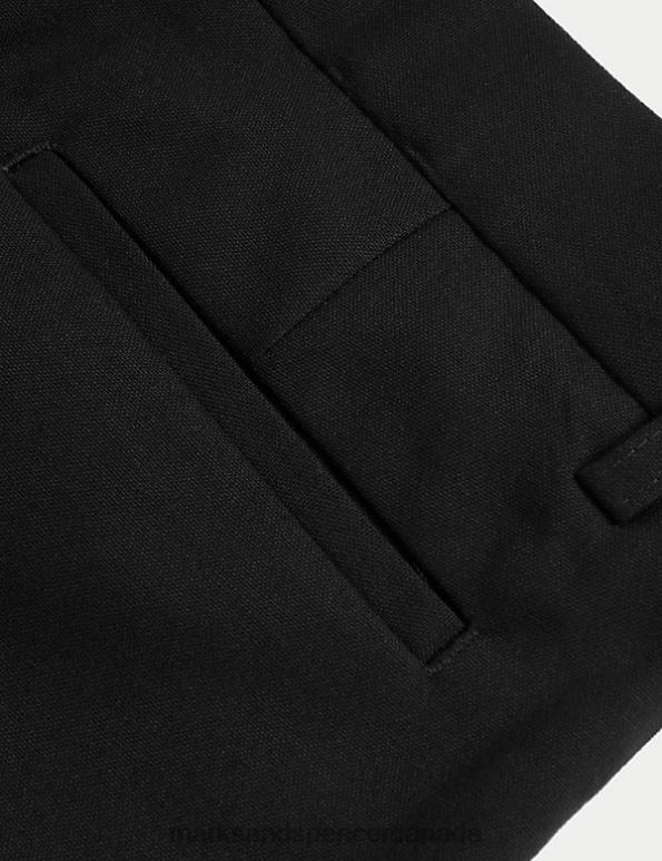 Marks and Spencer Canada - Kids Black Clothing Marks & Spencer Slim Leg School Trousers 20VTD7959